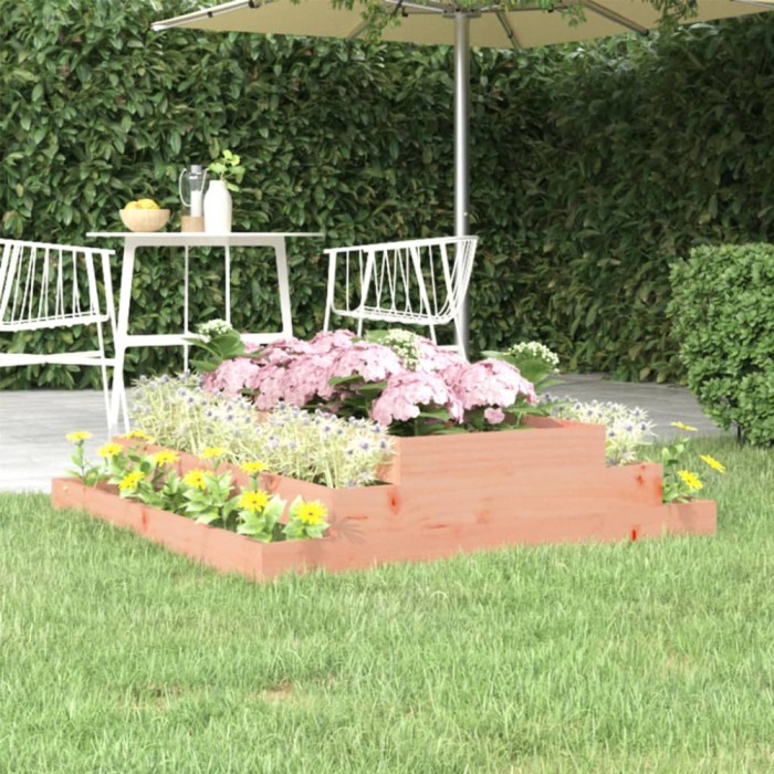 vidaXL Jardinieră, 110x110x27 cm, lemn masiv douglas 823904