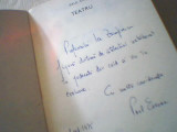 Paul Everac - TEATRU ( 1975 ) / cu autograf, Eminescu