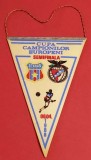 Fanion meci fotbal STEAUA BUCURESTI - BENFICA LISABONA (Cupa Campionilor Europeni 06.04.1988)