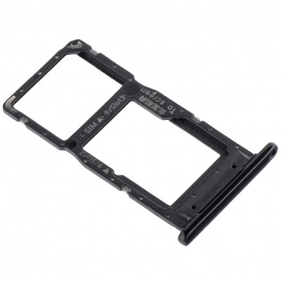 Suport SIM - Card Huawei P Smart (2019), Negru foto