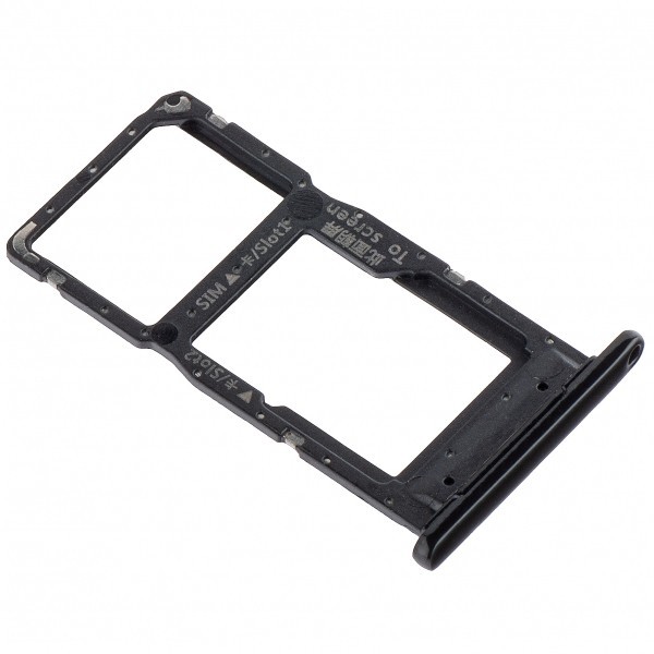 Suport SIM - Card Huawei P Smart (2019), Negru