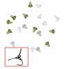 Opritoare Silicon Monturi Pescuit Claumar Kaki, Anti-Eject, 360, Blowback - Carlige 2 4 6 8 10, 20 Bucati