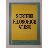 Edmund Husserl - Scrieri filosofice alese (1993)