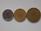 Lot 3 monede diferite MEXIC-10,20,50 CENTAVOS