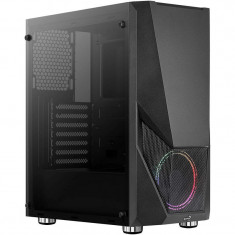 Carcasa Gaming Aerocool Zauron, MiddleTower, USB 3.0, Panou transparent foto