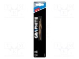 Burghiu pt. metal 2mm HSS-Co GRAPHITE, set 5 buc.