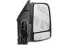 Oglinda exterioara Mercedes Sprinter 209-524, 07.2006-10.2013, Vw Crafter (2e), 12.2005- , partea Dreapta, culoare sticla crom , sticla convexa, cu c