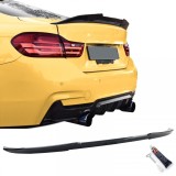 Spoiler spate tip ducktail cu aspect de carbon, potrivit pentru BMW Seria 4 F32 Coupe 2013-2021 Performance AutoTuning