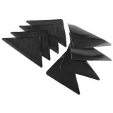 Set 4 triunghiuri antiderapante benzi antialunecare pentru covor sau mocheta, Ruggies