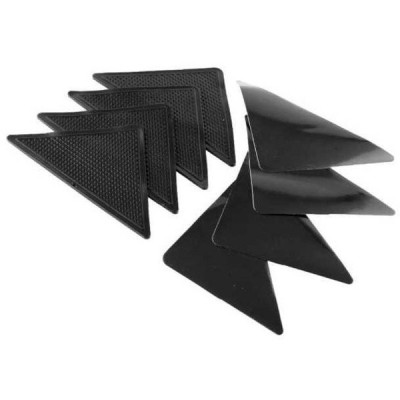 Set 4 triunghiuri antiderapante benzi antialunecare pentru covor sau mocheta, Ruggies foto