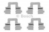 Set accesorii, placute frana AUDI A4 (8EC, B7) (2004 - 2008) BOSCH 1 987 474 314