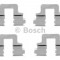 Set accesorii, placute frana AUDI A4 (8EC, B7) (2004 - 2008) BOSCH 1 987 474 314