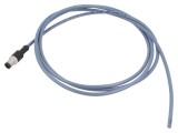 Cablu BINDER M12 5 pini drept 2m pentru senzori și automatizări 77 3429 0000 20005-0200