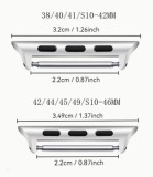 Cumpara ieftin Cataram? Metalic? Premium pentru Apple Watch | Argintiu | Compatibil? cu Toate Modelele