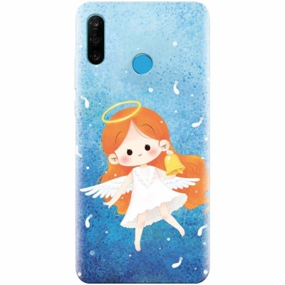 Husa silicon pentru Huawei P30 Lite, Cute Angel foto