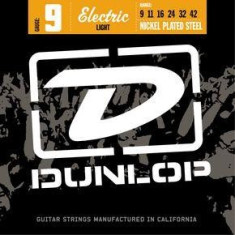 Corzi chitara electrica Dunlop Nickel Plated Steel 9 - Light 9-42
