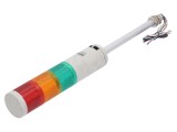Coloană de semnalizare LED roşu/ambră/verde, 24VDC, IP54 - QTG60