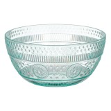 Bol din plastic verde menta cu model reliefat, 800 ml, CMCLASS