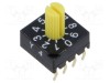 &Icirc;ntrerupător codificare KNITTER-SWITCH Poz: 10 PCB THT 100m&Omega; Raster: 2,54mm