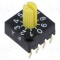 &Icirc;ntrerupător codificare KNITTER-SWITCH Poz: 10 PCB THT 100m&Omega; Raster: 2,54mm