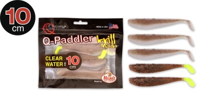 Shad Quantum 10cm Q-Paddler Power Packs Clear Water Mix 3x wakasagi 2x brown shiner 5 buc/plic foto