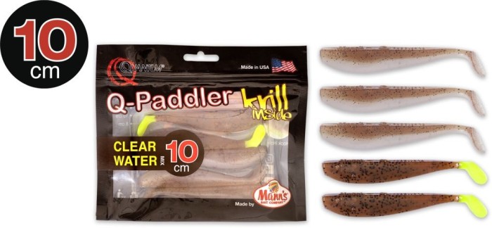 Shad Quantum 10cm Q-Paddler Power Packs Clear Water Mix 3x wakasagi 2x brown shiner 5 buc/plic