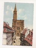 FA117 -Carte Postala- FRANTA - Strasbourg, La rue Merciere et la Cathedrale , circulata
