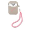 Husa Originala Guess AirPods 1 / 2 Gri - GUACA2LSVSGP