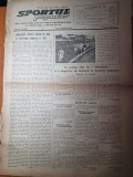 Sportul popular 29 octombrie 1953-campionatul de tir,volei,sah,cupa la rugby