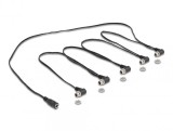 Splitter cablu DC 5.5x2.1mm la 5 x 5.5x2.1 mm M-M, Delock 90122
