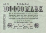 GERMANIA 100.000 marci 1923 VF+++!!!