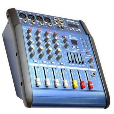 Mixer audio cu amplificare WG-4DUSB-BT, cu Bluetooth, 200 Watt x 2 si 4 canale foto