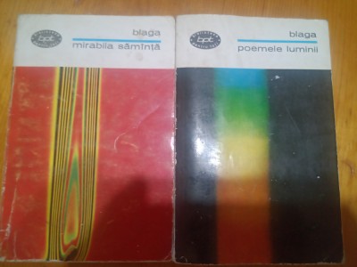 Poemele luminii-Mirabila samanta-Lucian Blaga foto