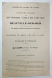 SOCIETE DU CHEVAL DE GUERRE , CONCOURS GENERAL , A DEAUVILLE - SUR - MER , PROGRAM , 1928