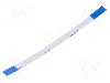 Banda FFC, 4 pini, lungime 50mm, seria FFC5-TIN, GCT - 05-04-A-0050-A-4-06-4-T
