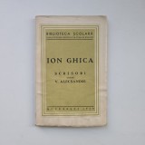 Ion Ghica, Scrisori catre Vasile Alecsandri, Bucuresti, Biblioteca Scolara, 1939
