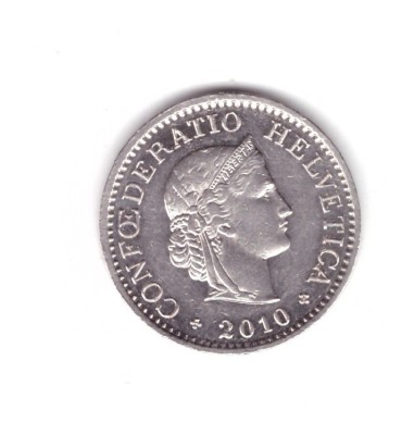 Moneda Elvetia 10 rappen 2010, stare foarte buna, curata foto