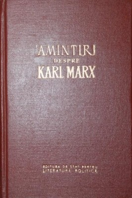 AMINTIRI DESPRE KARL MARX foto