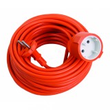Prelungitor simplu portocaliu 20m 2x1mm2 (48)