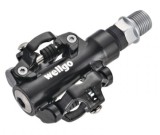 Cumpara ieftin Pedale Wellgo M094B, aluminiu, ax Cr-Mo, 80.6 x 65.3 x 33.8 mm, negru, 318 g, bucsa DU