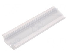 Profil aluminiu &icirc;ncastrat alb 2m pentru module LED VARIO30-06