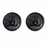Set doua embleme capota 90mm si portbagaj 80 mm pentru Skoda, Carbon