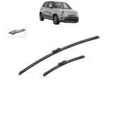 Cumpara ieftin Set 2 Stergatoare FIAT 500L (351, 352) 2012-2018, parbriz, Bosch Aerotwin
