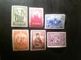 Serie Romania 1929 , 10 ani - Serbarile Unirei Ardealului , 6 valori