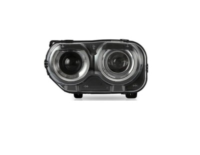 Far Dodge Challenger, 09.2014-2024, montare fata, stanga, cu lumini de zi tip LED; Tip=USA; D3S+LED; manual; fara bec xenon; cu capac; Omologare: SAE foto