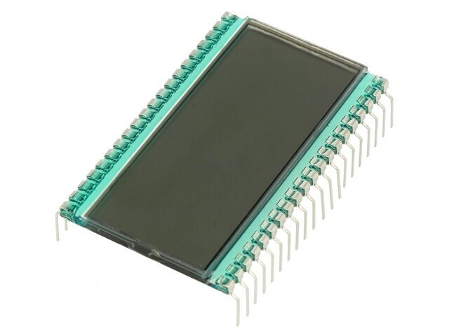 Afișaj LCD cu 7 Segmente, 4.5 Digiti, STN Pozitiv, -20&divide;70&deg;C