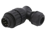 Mufă tată PIN 7mm lipire filet exterior rotire