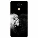 Husa silicon pentru Huawei Enjoy 7 Plus, Lions