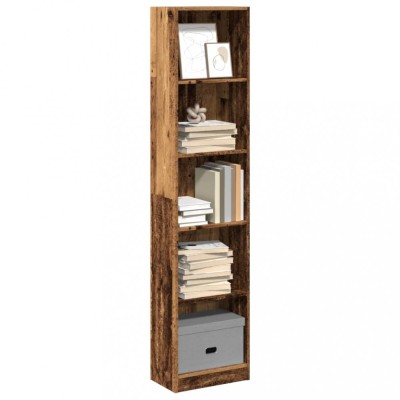vidaXL Bibliotecă, lemn vechi, 40x24x176 cm, lemn prelucrat foto