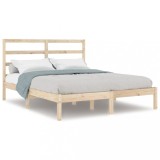 Cumpara ieftin Cadru de pat mic dublu, 120x190 cm, lemn masiv